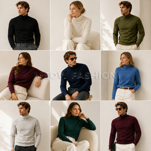 Pulls à col roulé pour hommes en tricot gaufré texturé, faible MOQ, surplus d'usine du Bangladesh, liquidation hiver, vente en lot - Product Image 1