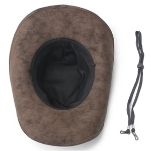 Chapeaux de cowboy en cuir unisexes sur mesure, design optimal, séchage rapide, tendance, élégants, pour adultes, sport, décontractés - Product Image 6