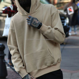 Dropshipping Sweats à capuche surdimensionnés en coton personnalisés pour hommes Pull polaire avec impression brodée Fourniture ODM d'hiver - Product Image 3