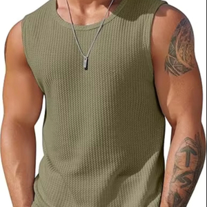 Wholesale Custom Cotton Stringer Gym Vest Fitness <b>Singlet</b> Workout Muscle Bodybuilding Tank Top For <b>Men</b> - Product Image 1