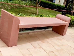 Dalles et carreaux en pierre naturelle de qualité supérieure, pierre rouge d'Agra, durables, pour une architecture de style patrimonial - Product Image 4