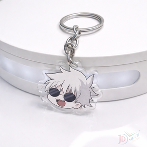 Custom Clear Acrylic Personalized Promotional Logo <b>Keychain</b> with UV Printed Design and UV for Technology <b>anime</b> <b>keychain</b> cartoon - Product Image 6