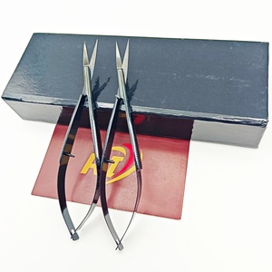 Ciseaux à cuticules russes de haute précision en acier inoxydable, à lame courbée et tranchante, pour droitiers, durables, pour manucure et nail art - Product Image 6