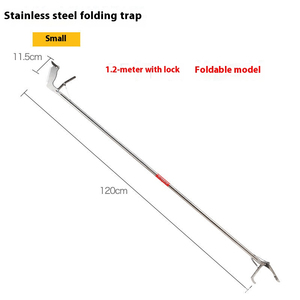 75/100/120/150CM Upgraded Professional Collapsible Snake Tongs Reptile Catcher Stick Rattlesnake Grabber <b>Pick</b>-<b>up</b> Handling <b>Tool</b> - Product Image 3