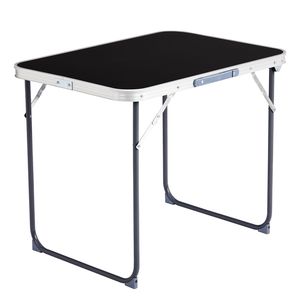 Tavolo Pieghevole in Alluminio Leggero da 70 cm, Nero, Altezza Regolabile per Camera da Letto, Picnic, Uso Esterno con Facile Conservazione - Product Image 4