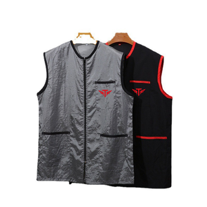 Veste et Gilet de Barbier Personnalisés avec Logo Tactus Industries – Col Montant en Toile, Fermeture Éclair, Manches Courtes, Rembourrage Coton – Vêtement d'Extérieur pour la Vente en Gros - Product Image 6