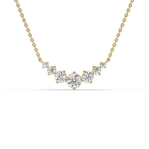 1.26 Carat Lab Grown Round Brilliant Cut Diamond in 14K <b>Solid</b> <b>Gold</b> for Women's <b>Pendants</b>/Charms - Product Image 1