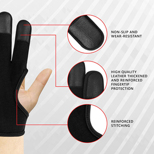 อุปกรณ์ป้องกันมือสำหรับยิงธนูที่มีสไตล์ สำหรับกีฬากลางแจ้ง ดีไซน์แบบสามนิ้ว ผลิตจากวัสดุที่เป็นมิตรต่อสิ่งแวดล้อมและยั่งยืน - Product Image 3