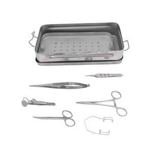 ชุดเครื่องมือผ่าตัดขนาดเล็ก 7 ชิ้น เครื่องมือผ่าตัดพื้นฐาน สแตนเลสสตีล ชุดผ่าตัดแบบใช้ซ้ำได้ สำหรับศัลยกรรมจักษุและศัลยกรรมพลาสติก - Product Image 3