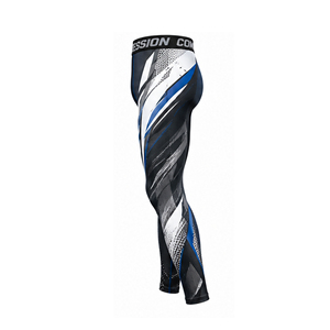 <b>Men</b> <b>Compression</b> Pants Custom Logo Athletic <b>Leggings</b> Moisture Wicking Gym Fitness Running Training Workout <b>Mens</b> Sports Tights - Product Image 4
