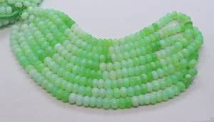Natural Amazing Green Opal Smooth Rondelle <b>Beads</b> 8-8.5 MM Shaded Opal <b>Beads</b> 16 Inch Green Parrot Opal Smooth Round Balls <b>Beads</b> - Product Image 4