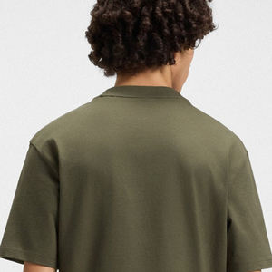 Solid Color With High Quality Material With Short Sleeves Casual T Shirt Trendy Street Look For Men With Custom Logo Designing - Product Image 5