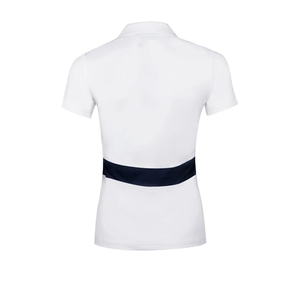 Camiseta de Polo de Golf para Mujer, Corte Holgado, Manga Corta, Transpirable, Color Sólido, Cuello en V, Deportiva, Venta al Por Mayor OEM ODM - Product Image 5