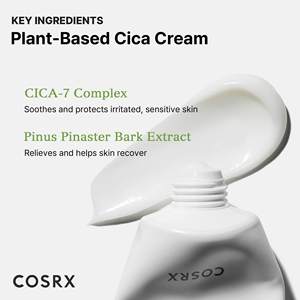 Crème Cica Pure Fit COSRX Fabriquée en Corée, crème pour le visage éclaircissante, apaisante et nourrissante, cosmétiques, soins de la peau pour le visage - Product Image 4