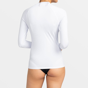 Haut de maillot de bain Rash Guard à manches longues pour femme, vente en gros - Product Image 3