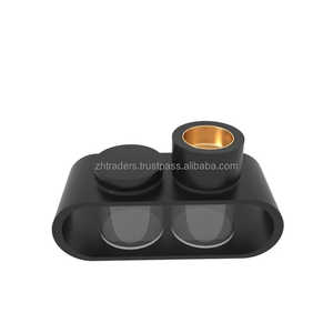 ที่ใส่เครื่องหอมทำมือสุดหรูสำหรับวันอีด รอมฎอน และของขวัญในโอกาสพิเศษ ชุดเตาเผาบาคูร์ไม้ธรรมชาติแบบสุลต่านและขวดอะคริลิก - Product Image 4