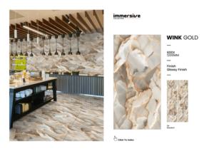 Azulejos de Porcelana Refinada 60X120CM 600X1200MM Acabado Brillante Elegante Formato Grande para Interiores Residenciales Baño Villa - Product Image 5