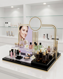 Luxurious Modern Clear Acrylic Cosmetic Display Customizable Countertop Easy Assembly for Eco-friendly Retail Solution - Product Image 6