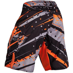 Pantalones Cortos de MMA de Tela Satinada Ecológica Hechos a Medida con el Mejor Diseño y Calidad 2026 para Hombres, para Kickboxing y Artes Marciales Mixtas - Product Image 3