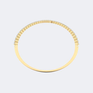 Bracelet manchette en argent sterling 925 avec diamants ronds pavés 2.072 CTW, style Iced Out, pour femmes et hommes, bijoux de luxe Hip Hop - Product Image 4