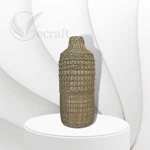 Jarrón decorativo de porcelana hecho a mano, jarrón de flores de cerámica rústica (alto), de alta calidad, venta al por mayor - Product Image 2