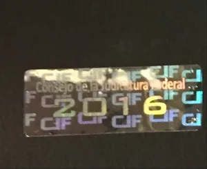 Etiquetas Adhesivas Holográficas 2D/3D Personalizadas, Etiquetas Holográficas Plateadas/Doradas para Frutas, Material PET Anti-Falsificación - Product Image 1