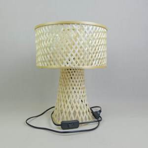 Lampes de table en bambou, décoration intérieure, éclairage, lampe de table tissée à la main, abat-jour de lampe de bureau - Product Image 3