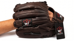 <b>Baseball</b> Catching <b>Gloves</b> Professional Grade Leather Catchers Mitt Built For Daily Practice Competitive <b>Baseball</b> Matches - Product Image 5