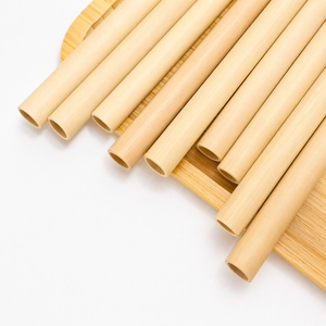 Natural <b>Bamboo</b> <b>Straw</b> Reusable Eco Friendly Biodegradable Zero Waste Drinking <b>Straw</b> for Cafe Restaurant Hotel Party - Product Image 2