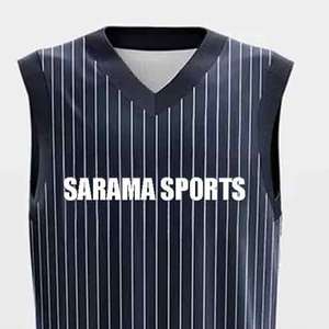 Uniforme de Baloncesto con Pantalones Cortos, Ropa de Equipo, Jersey de Malla Transpirable, Pantalones Cortos con Cintura Elástica, Tallas Grandes, Impresión Personalizada, 100% Poliéster - Product Image 2