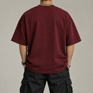 Custom Made Graphic T <b>Shirt</b> Burgundy Oversized Cotton <b>Gothic</b> Vintage Art Tee Luxury Streetwear Custom Print Breathable T <b>Shirt</b> - Product Image 2