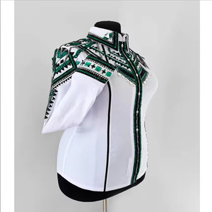 Camisa Profesional para Exhibición Ecuestre Occidental para Mujer, Ropa para Competencia de Rodeo y Equitación - Product Image 3