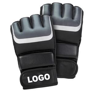 Guantes de MMA sin dedos diseñados para brindar agarre, control y eficiencia en el entrenamiento. Guantes de MMA multiusos para fitness en interiores y exteriores. - Product Image 3