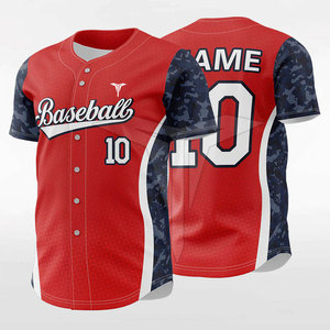 Maillot de baseball sur mesure de qualité supérieure, vêtements d'entraînement, prix bas, 100% polyester, vente en gros - Product Image 4