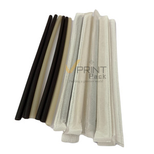 Cajas de papel Kraft biodegradables de 50 unidades estándar ECO, seguro para bebidas calientes, diseño de pajita para almacenamiento de leche - Product Image 2