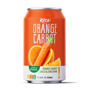 Jus de carotte et d'orange Rita 500 ml Purée de fruits et légumes naturelle Source de vitamine C OEM ODM Vente en gros - Product Image 4