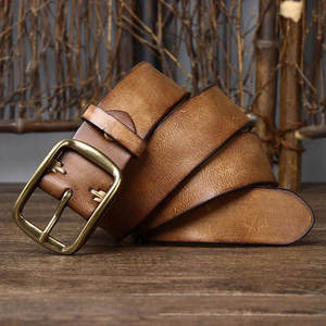 Cinturón de Vestir Unisex de Cuero Genuino, Accesorios para Hombre, Precio Económico al por Mayor, Cinturón de Cuero Genuino para Hombre, Cinturones Profesionales Estructurados - Product Image 4