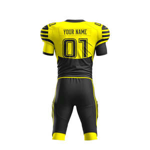 Uniforme de Fútbol Personalizado con Número, Nombre, Logotipo del Equipo, para Clubes Juveniles, Venta al Por Mayor, Sublimación Americana para Hombre - Product Image 5