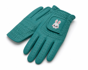 Gants de golf pour femmes avec broderie personnalisée en gros, gants de golf pour femmes de haute qualité en cuir Cabretta - Product Image 1