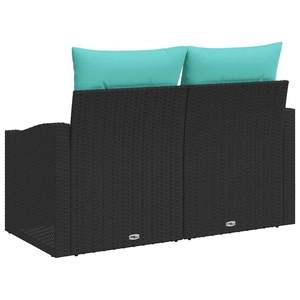 Sofá de Jardín de Poliratán Gris 123 x 62 x 69 cm, Muebles de Exterior Elegantes - Product Image 4