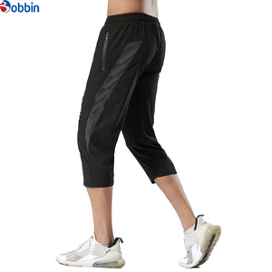 Pantalones Capri Unisex para Hombre, Pantalones Cortos Deportivos Casuales con 3/4 Bolsillos con Cremallera, Transpirables, de Secado Rápido, Ecológicos, de Cintura Media, de Lona - Product Image 3
