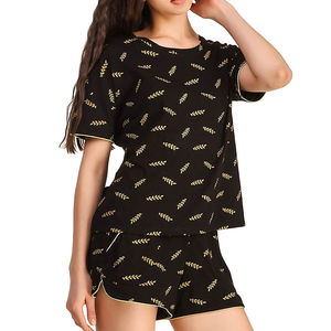 Conjunto de punto de algodón orgánico de alta calidad, elegante y cómodo, para mujer, a precio económico, transpirable, OEM - Product Image 3