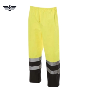 Hi Vis Reflective Rain <b>Pants</b> for Men <b>Waterproof</b> Safety <b>Work</b> Trousers High Visibility Industrial Rainwear Bottoms - Product Image 3