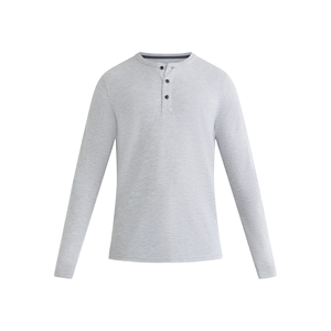 เสื้อยืดแขนยาวผู้ชายผ้าฝ้าย 100% สีพื้น สวมใส่สบาย ออกแบบเองได้ สำหรับผู้ชาย ที่เน้นการส่งออก - Product Image 4
