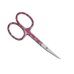 Tijeras de Manicura de Acero Inoxidable con Hoja Afilada, Mango con Diseño Rosa y Orificio Redondo, Herramienta de Cuidado de Uñas para Adultos - Product Image 2