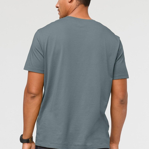 Camisetas de Manga Corta para Hombre, Estilo Urbano, Cuello Redondo, 100% Algodón, Peso Pesado 240g, Talla Grande, Tejido de Punto Densamente Tejido - Product Image 6
