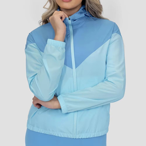 Pakistan Made Top Product Women Windbreaker Jackets Best Manufacturer Wholesale Custom Women Windbreaker Half <b>Zipper</b> Jacket - Product Image 5