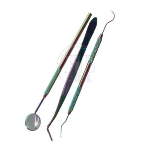 Juego de espejos dentales profesionales, espejos de inspección oral de acero inoxidable reutilizables para examen clínico y cuidado de la higiene - Product Image 5