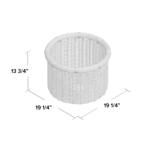 Handmade Natural Rattan <b>Wicker</b> <b>Basket</b> Round Storage Organizer <b>Basket</b> Home Decor - Product Image 2