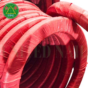 10 Gauge Low Carbon <b>Iron</b> Steel Wire Rod Coil Direct From Vietnam Factory Wrapped in PE PP Film Tie Wire | alambre de amarre - Product Image 3